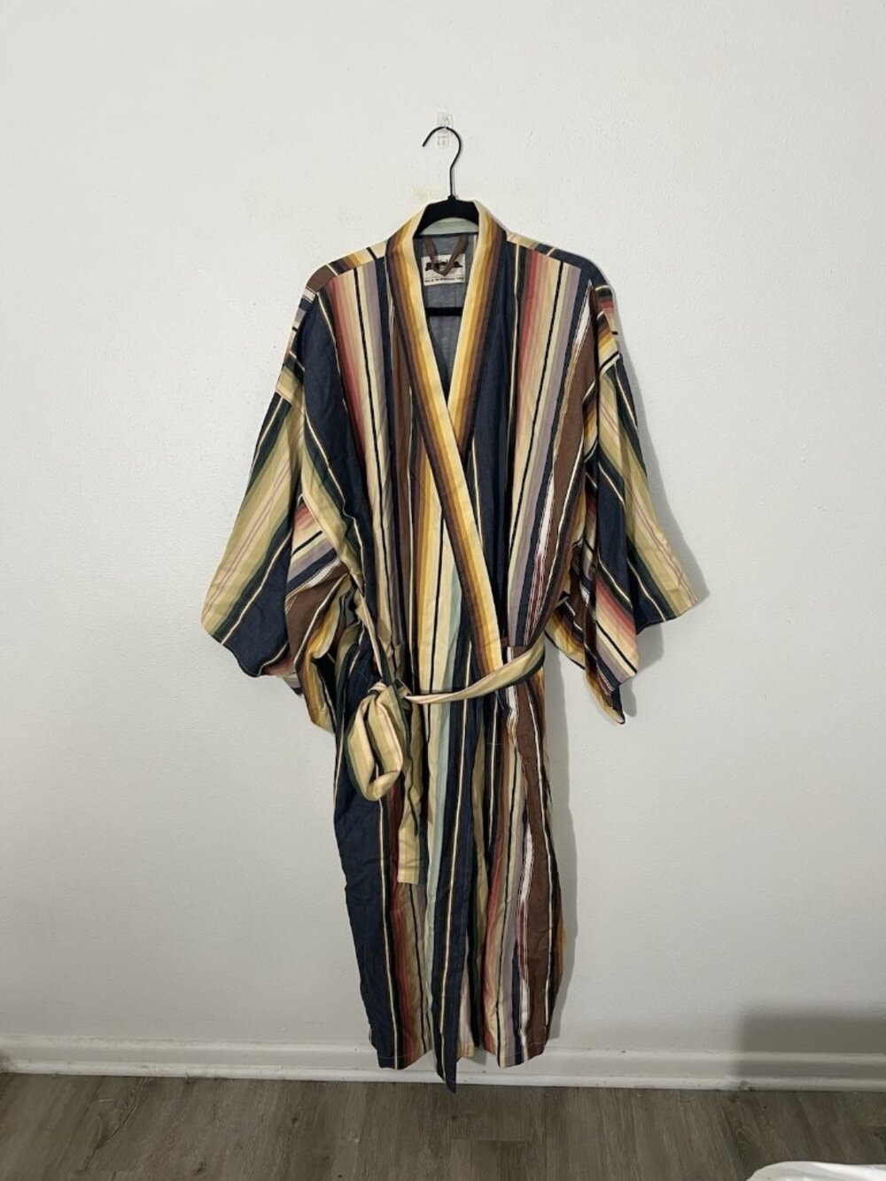 Hotel Magdalena Kimono Striped Robe One Size